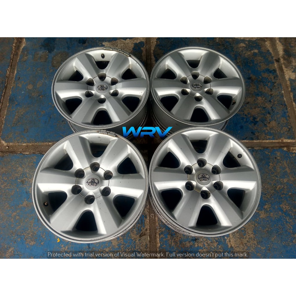 velg seken bekas fortuner ring 17x7 pcd 6x139 seken murah
