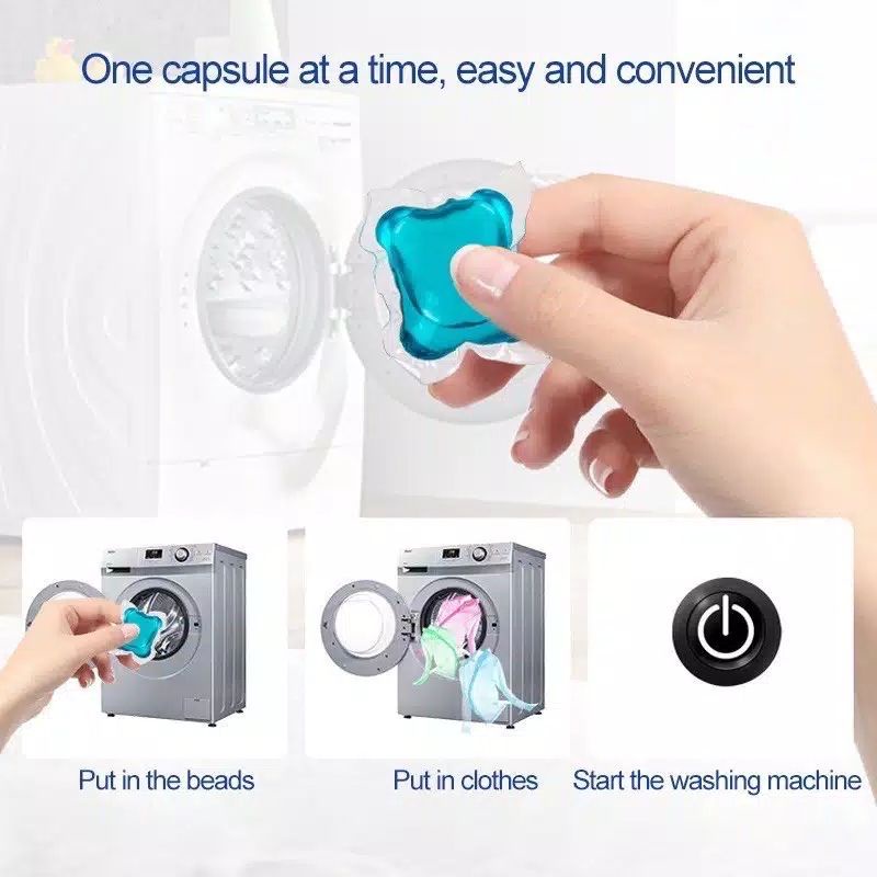 LAUNDRY GEL BALL / DETERJEN LIQUID AJAIB/Sabun Cair Cuci Baju