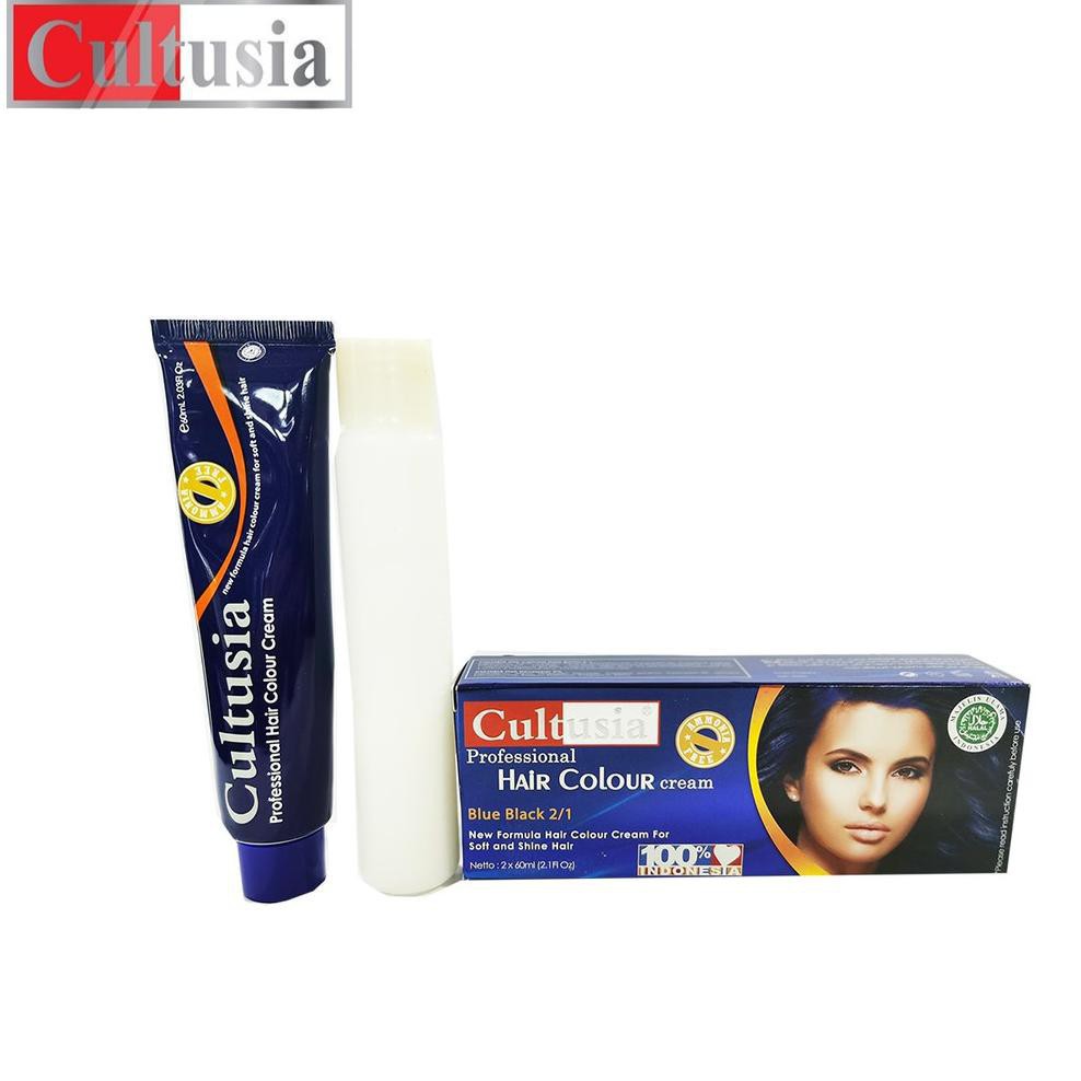 Cultusia Hair Color Blue Black 2 1 60 ML