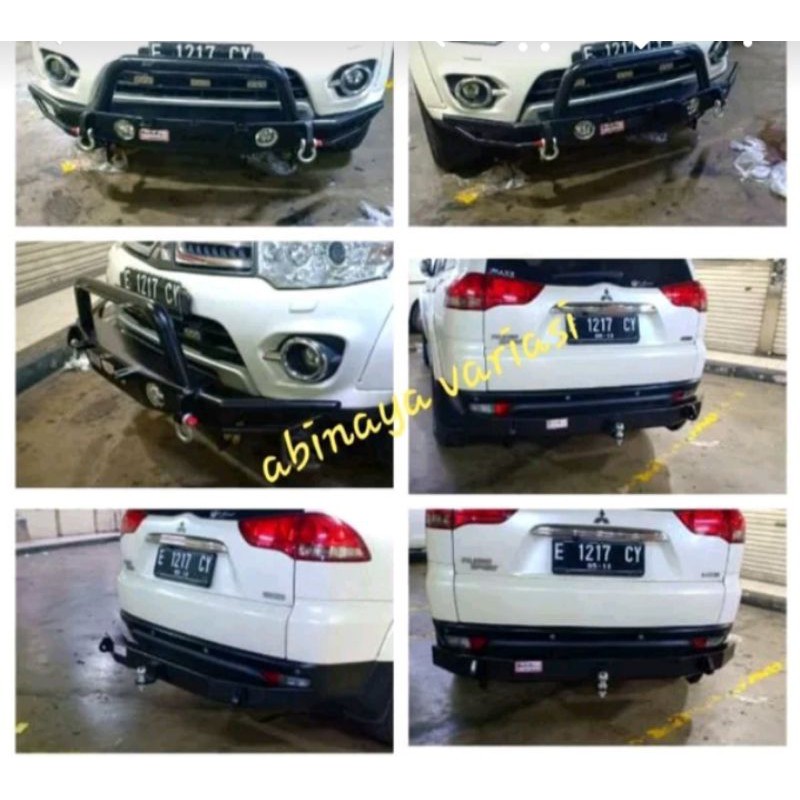 Towing ARB Mobil Pajero Sport Model Besar Full Besi Depan Belakang