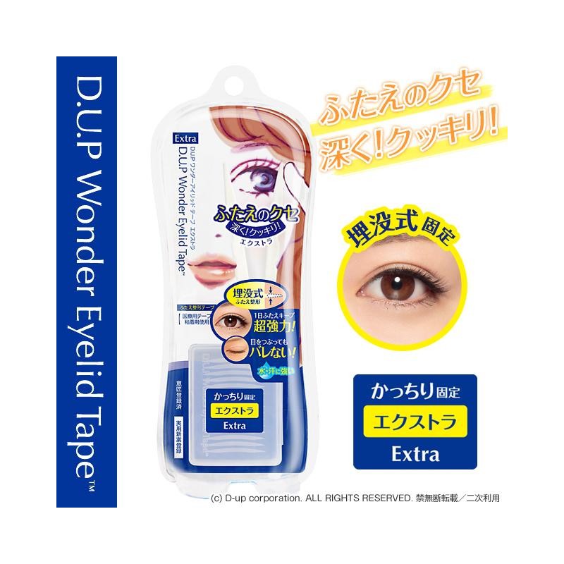 D.U.P Wonder Eyelid Tape (Single Sided/Mild/Point/Extra) - Kelopak Mata Instan