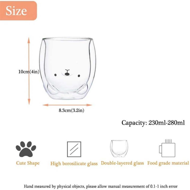 Cangkir Kopi Gelas Anti Panas Double Wall Glass Unik Design Koleksi-2