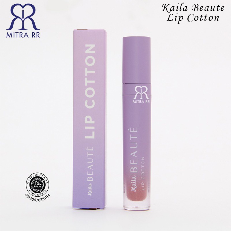 Kaila Beaute Lip Cotton | Lip Cream Matte Tahan Lama Transferproof Lipstick