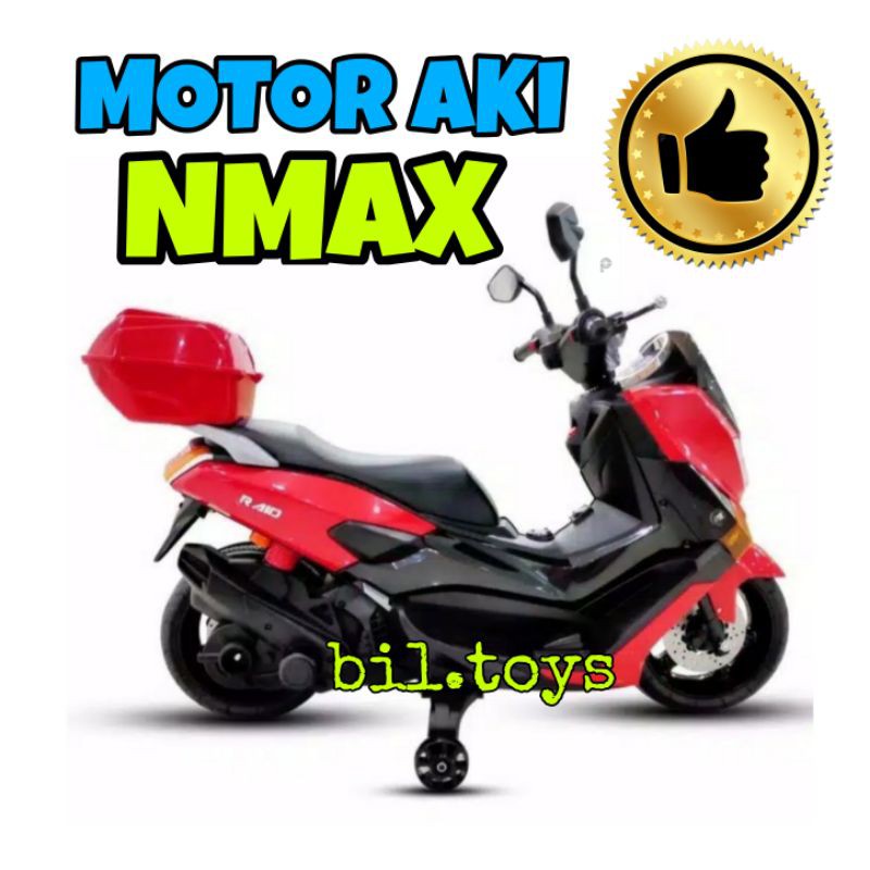 MOTOR AKI ANAK PMB 588 NMAX MAINAN MOTOR AKI PMB 588 MAINAN MOTOR ACCU RAID MURAH RAID M-588 KADO ULTAH ANAK