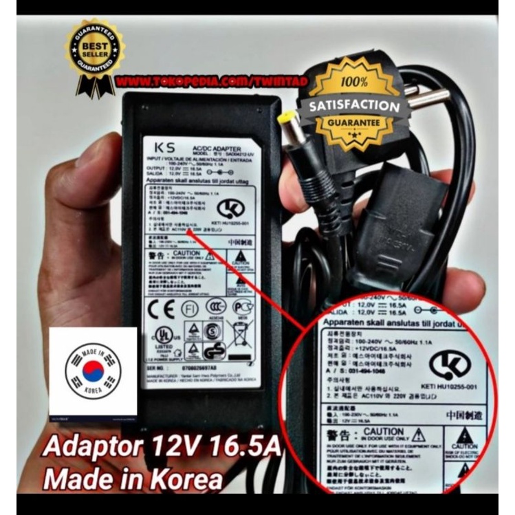 🇰🇷Adaptor Besar 16A Khusus Pompa DC Made in Korea Quality