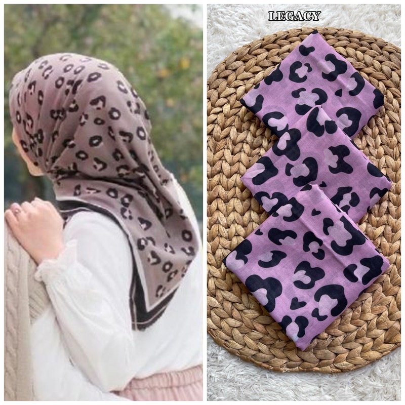 251- 300  Hijab segiempat voal motif-253