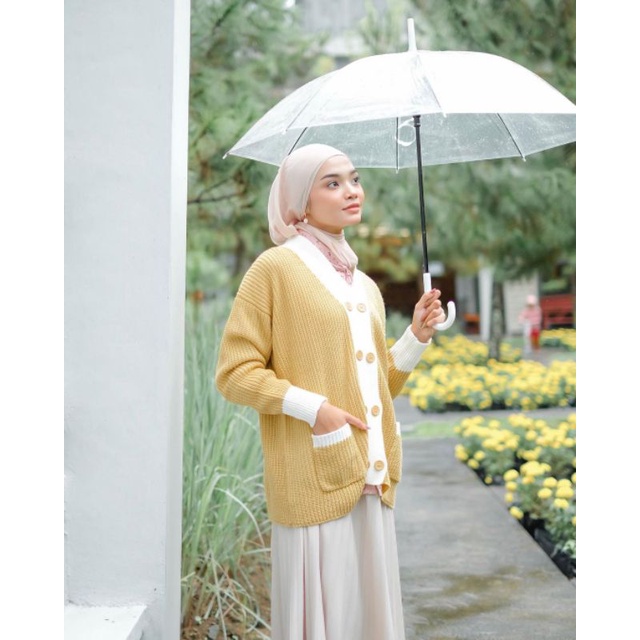 1 Set Bitna rok + cardigan | Cardigan Premium | Paket Hemat Murah | Outfit Rajut | Setelan Wanita