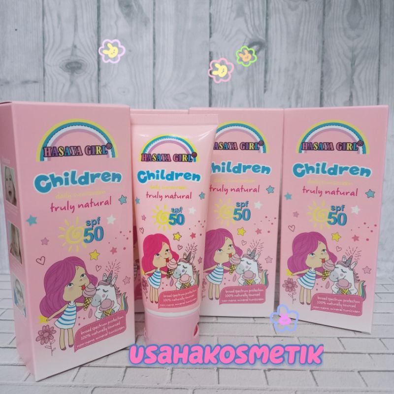 ECER!! SUNSCREEN CHILDREN TRULY NATURAL SPF 50 NO.JH-3751