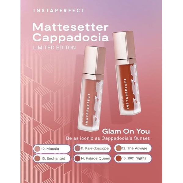 Wardah Instaperfect Mattesetter Lip Matte Paint Cappadocia Edition