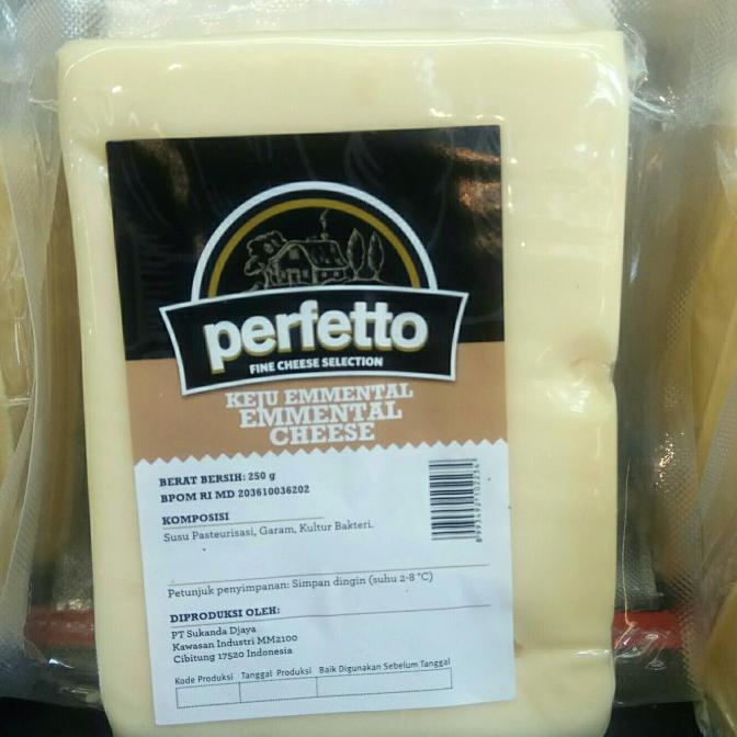 %$%$%$%$] Perfetto Keju Emmental 250 gr