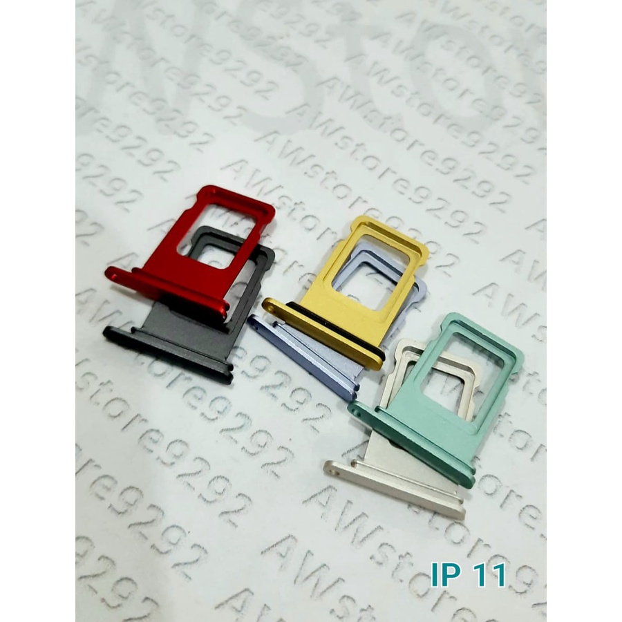 Slot Tempat Dudukan Kartu Simcard Lock Sim card Simtray Sim Tray iphoNE 11 / IP 11 / IP11