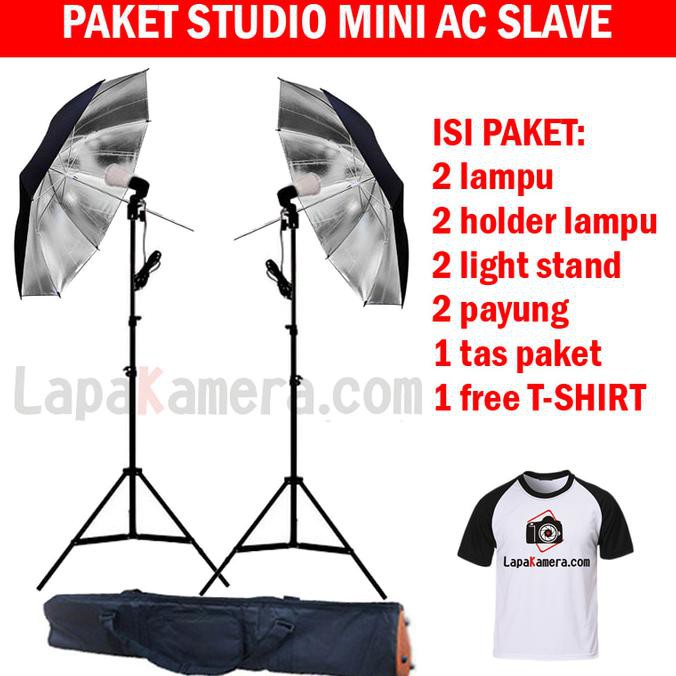 Hot Promo Paket Lampu Studio / Lighting Studio Mini, Termurah