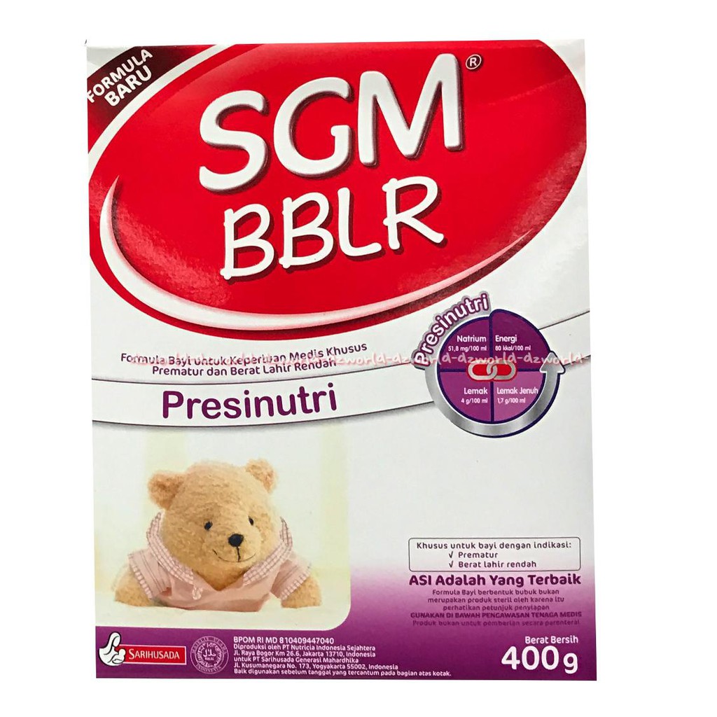 Jual SGM BBLR Presinutri Susu Formula Bayi SGM 0 6Bulan Bayi Prematur 400gr Limited