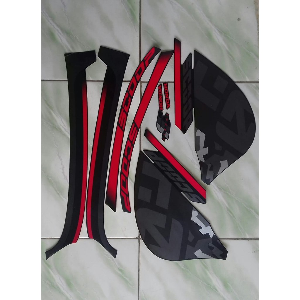 stiker striping honda scoopy sporty new 2020 2021