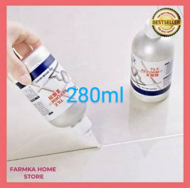 [Ready stock] 280ML Sealer Tile Gap Refill Agent Tile Reform Coating Mold Cleaner Tile Repair