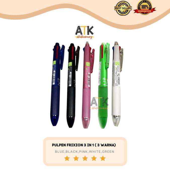 

Pulpen Pilot Frixion Clicker 3 in 1 ( Pulpen 3 Warna) atk