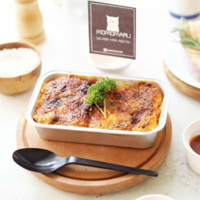 

Baked Salmon Kani Mentai