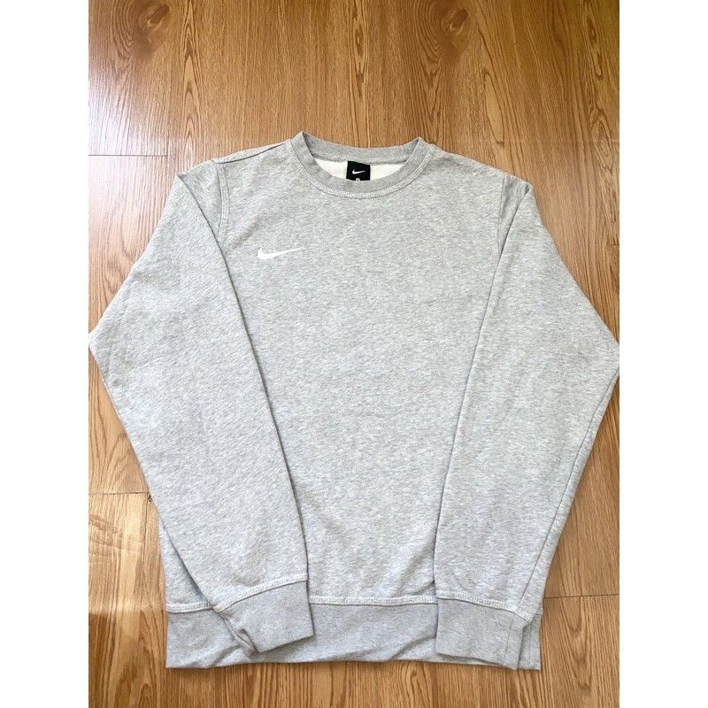 Crewneck keren kekinian official logo nike varian warna abu full katun flecee