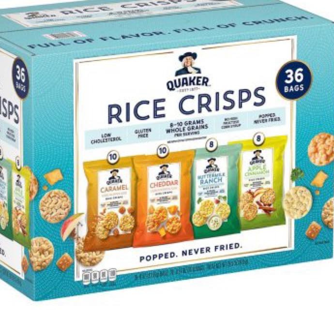 

Paling Disukai Quaker Rice Crisps Natural Flavors USA DE9``