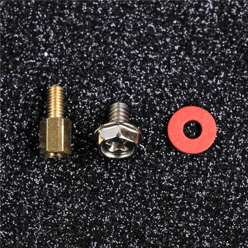 Btsg High Grade Carbon Steel PC Untuk Case Fans 6.5mm 6-32-M3 Motherboard Riser+20Pcs Sekrup+20Pcs Washers Gasket Brass