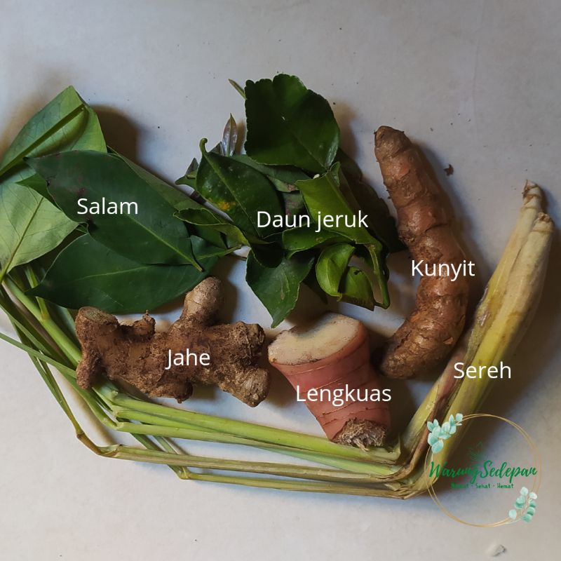 Paket Bumbu Dapur Segar Lengkap Bumbu Dapur Komplit Bumbu Dapur Murah Sayur Murah Cikarang Sayur Mur