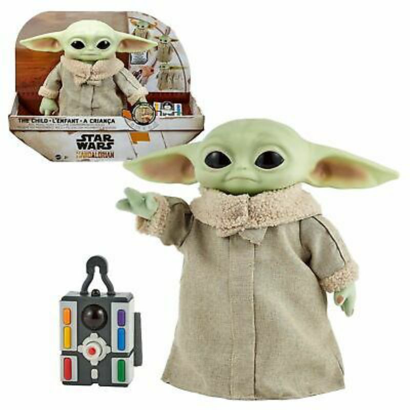 Jual Star wars the mandalorian remote control rc real move plush baby