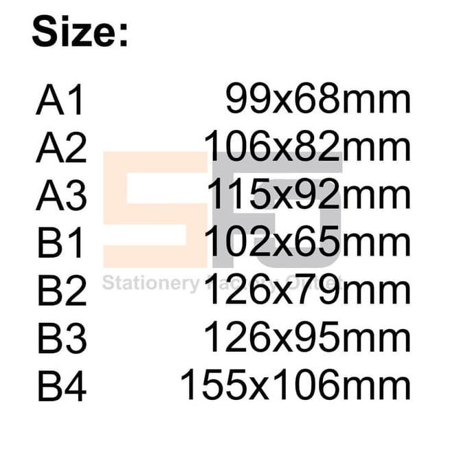 

[PRODUK FRMCM] ID Card Mika Big B2 126mm x 79mm (Name Tag / Glue Card / Card Holder) CY0