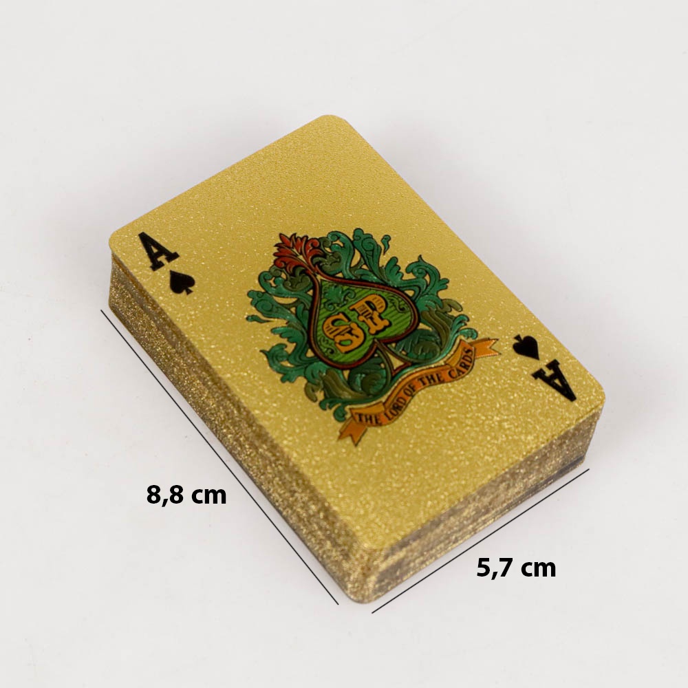 Overview of Jialong Kartu Remi Poker Gold Foil - T-8888PACKAGE CONTENTS