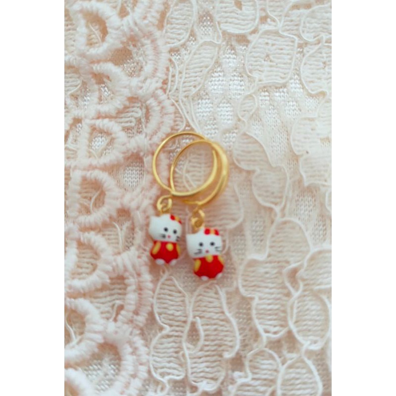 Anting Anak Hello Kitty Emas Muda 1/2 gr