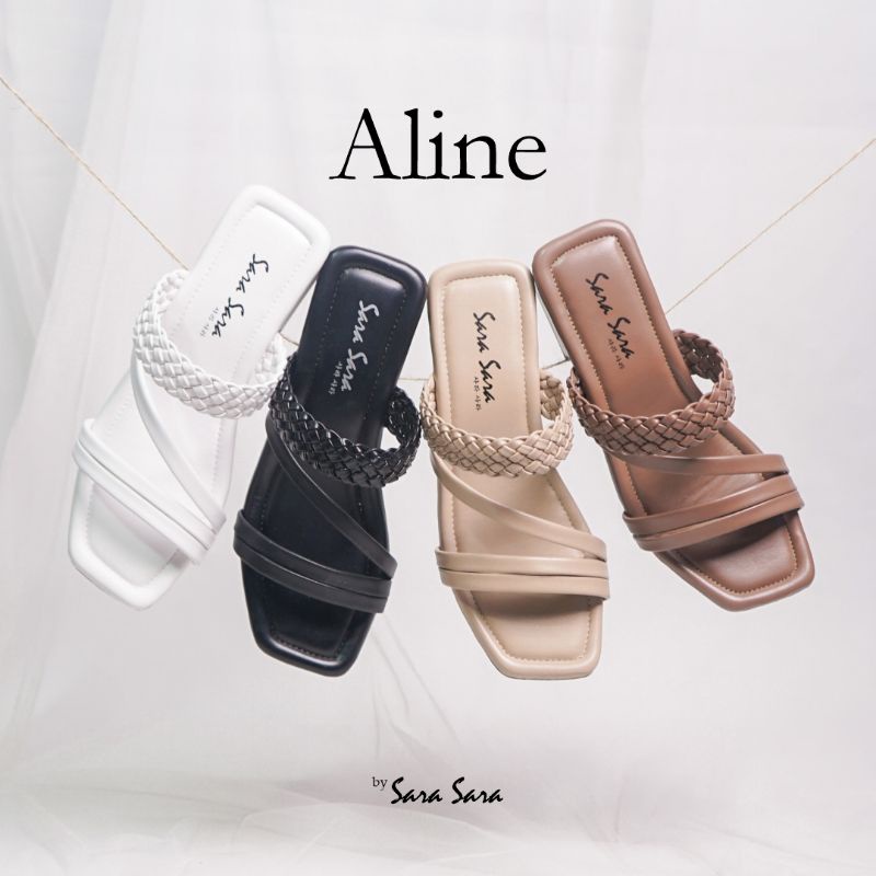 sara sara aline/sandal flat wanita sara sara aline