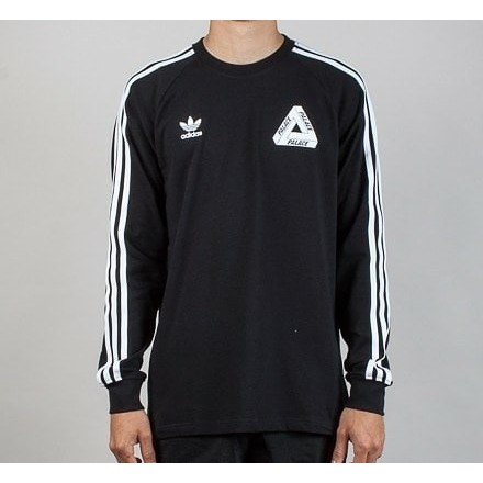 1090 KAOS / BAJU LENGAN PANJANG LONGSLEEVE ADIDAS X PALACE BLACK HITAM