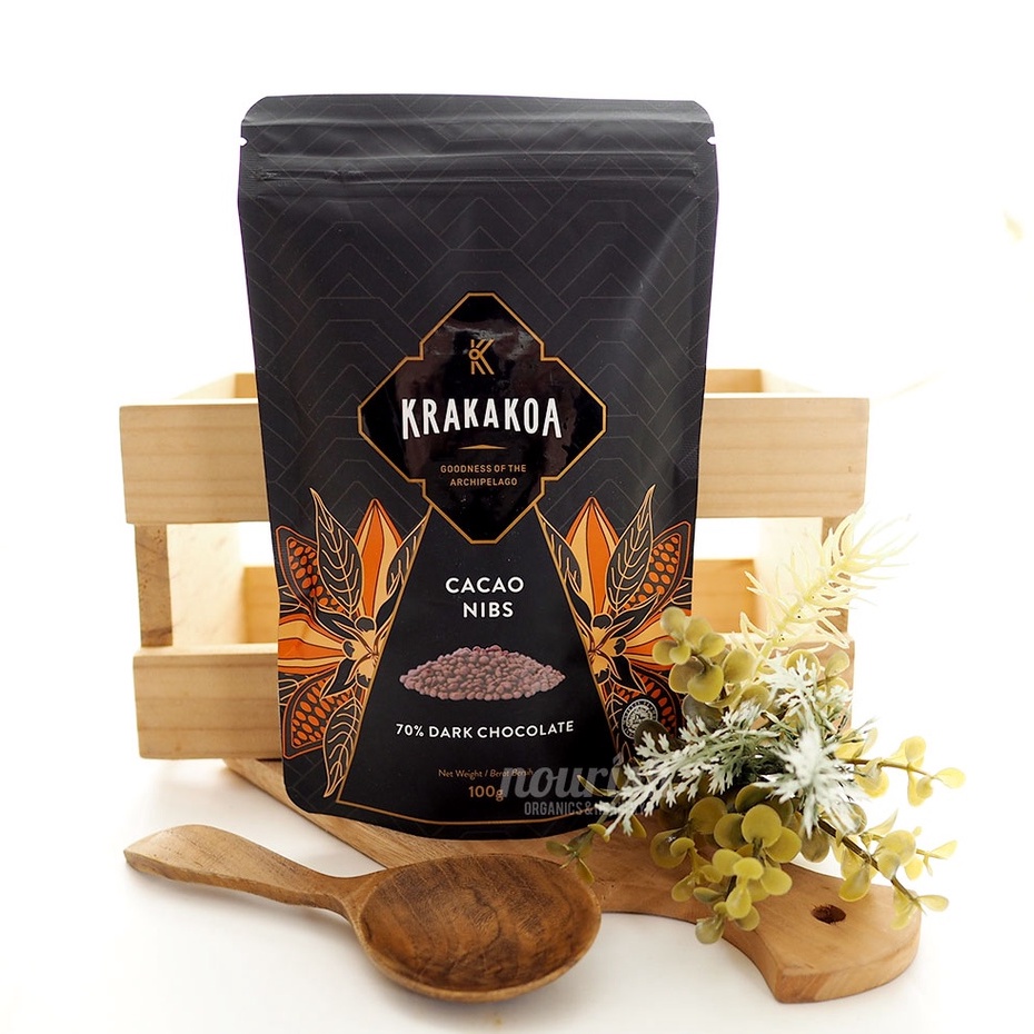 Krakakoa, Cacao Nibs with 70% Dark Chocolate 100gr