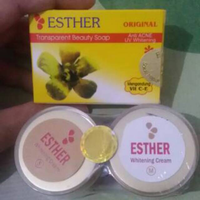 Paket Esther ORIGINAL - Cream + Sabun ORIGINAL