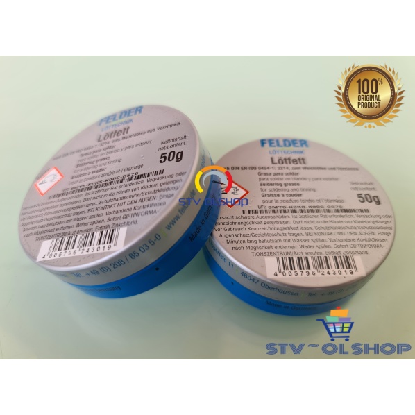 Lotfett Felder 50 Gram / Pasta Solder / Flux Solder / Minyak Solder