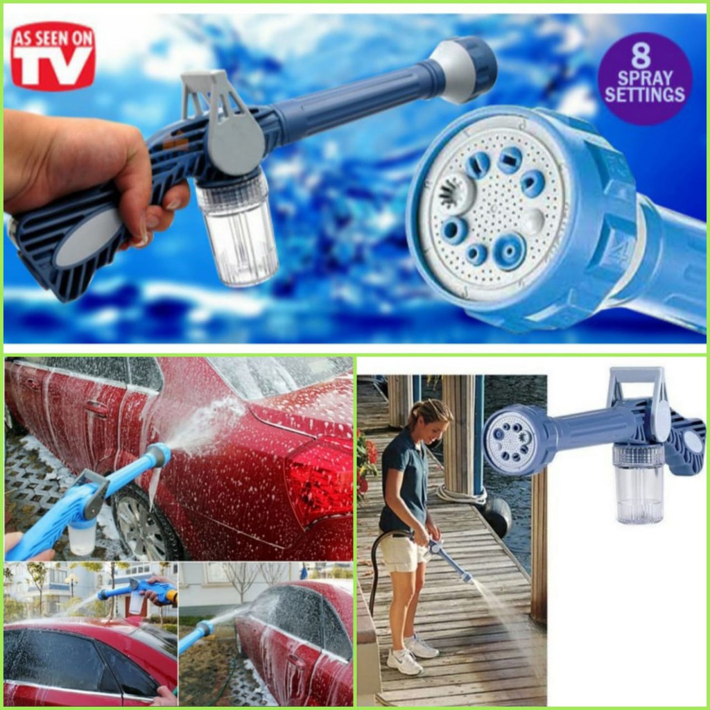 Ez Water Cannon/Alat cuci steam Semprotan/Alat cuci mobil motor/pembersih/alat cuci tanpa listrik