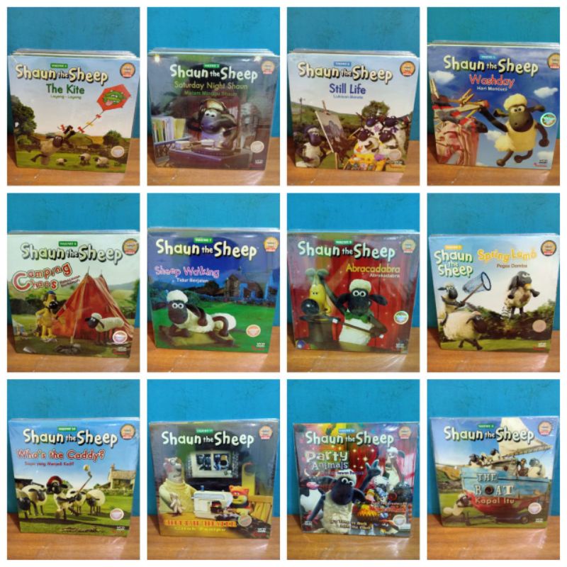 VCD FILEM ANAK SHAUN THE SHEEP VOL2,3,4,5,7,8,9,10,11,12,13
