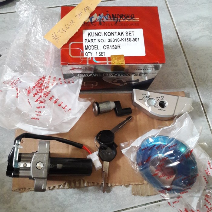 Kunci Kontak Set + Jok + Tutup Tangki CB 150 R CB150R Original Kawa