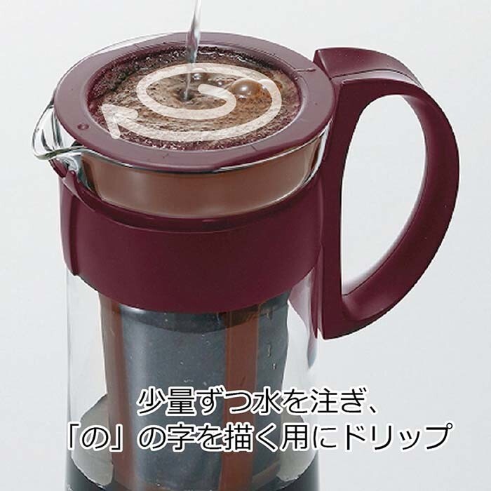 Hario Mizudashi Coffee Pot Red MCPN-14R-1