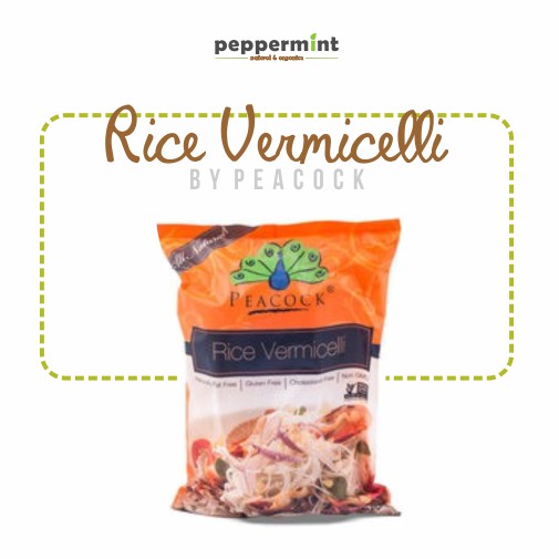 

Peacock Rice Vermicelli (200 gram) / Bihun Mie Putih
