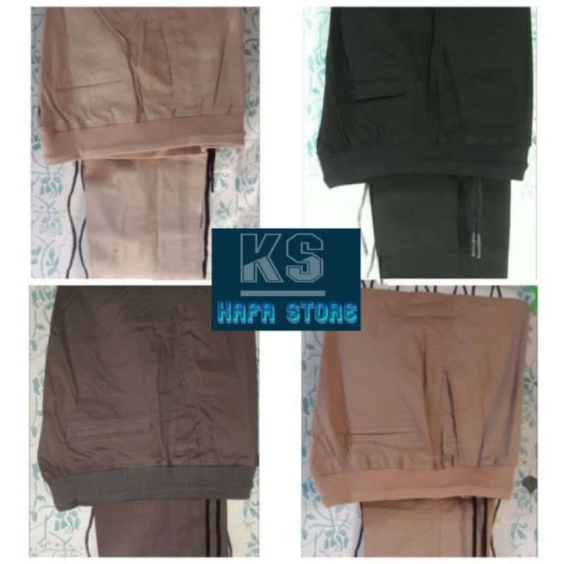 CELANA CHINO PANJANG PRIA JUMBO MUAT BB 100KG