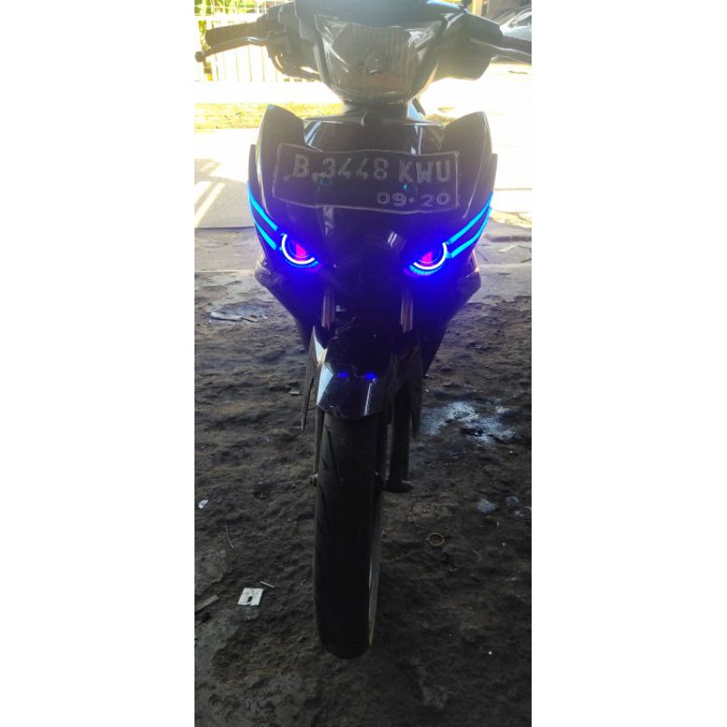 INNER CUSTOM MX KING 150 DADA VARIASI LED LAMPU SENJA PNP