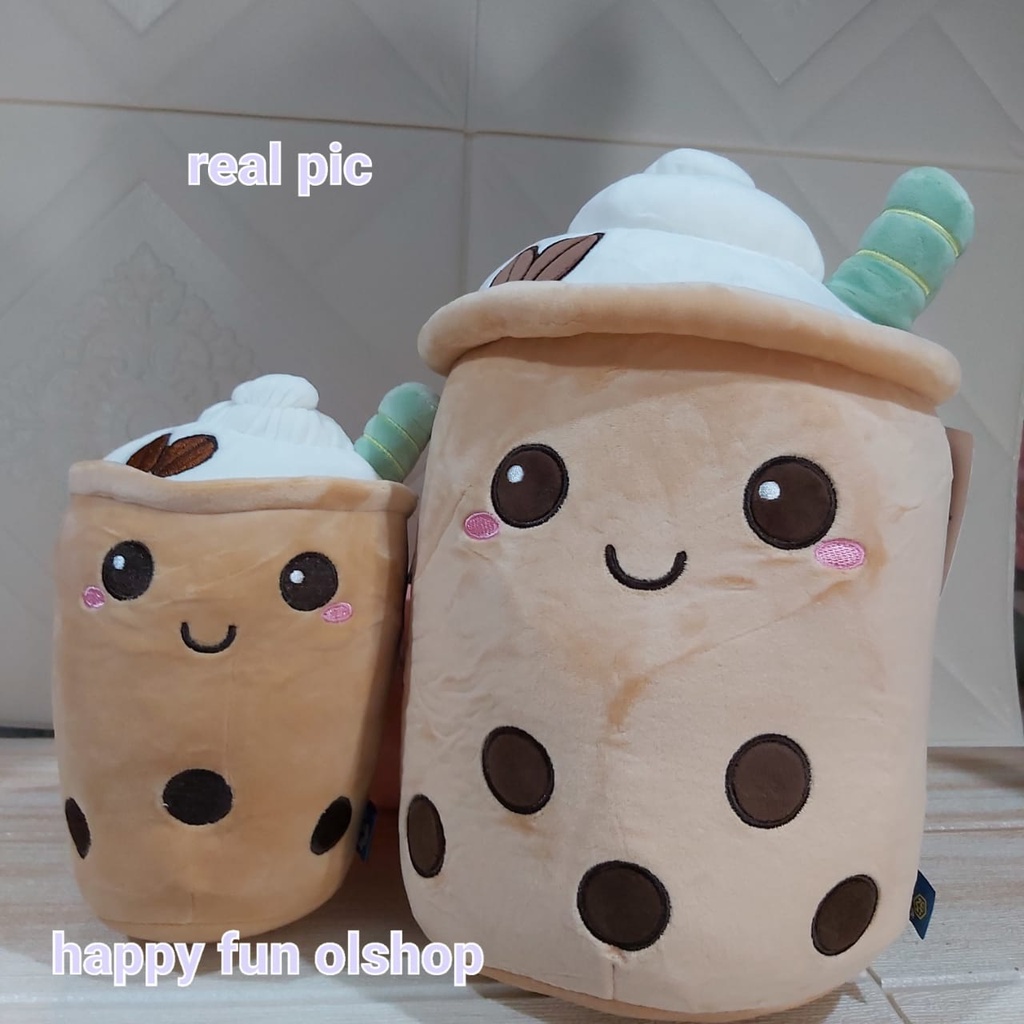 Boneka boba ice cream buah bahan plush import