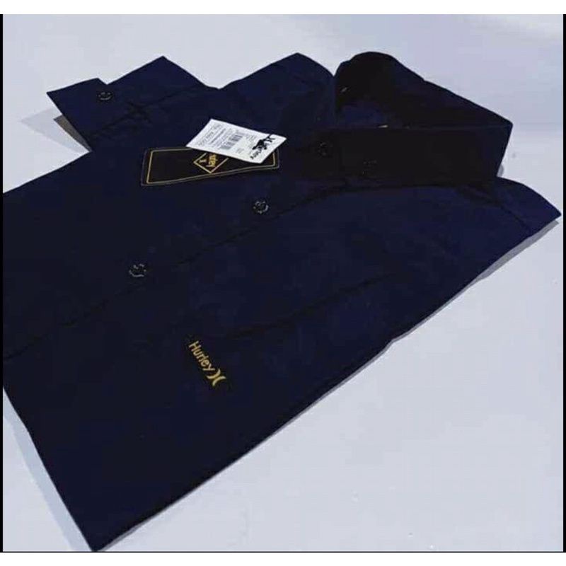 Kemeja Pria Polos Hurley Original Remaja dan Dewasa