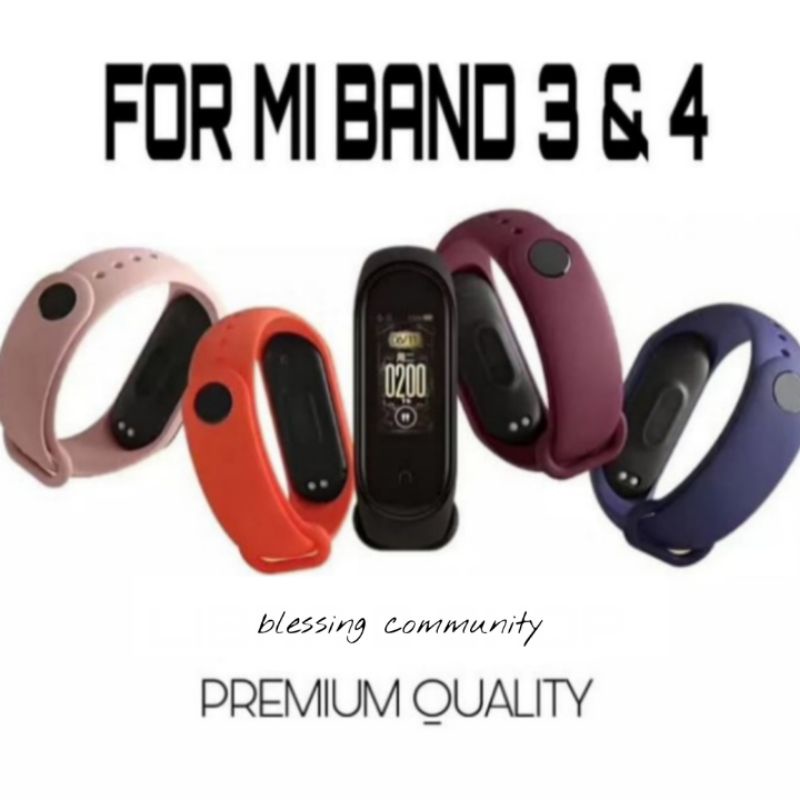 Strap Mi Band 4 Tali Jam Xiaomi Mi Band 3
