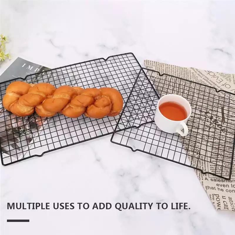 baking rack cooling tray non stick cake food bread pizza / rack oven stainless / rak holder pendingin kue roti snack makanan / kitchendryong stand holder