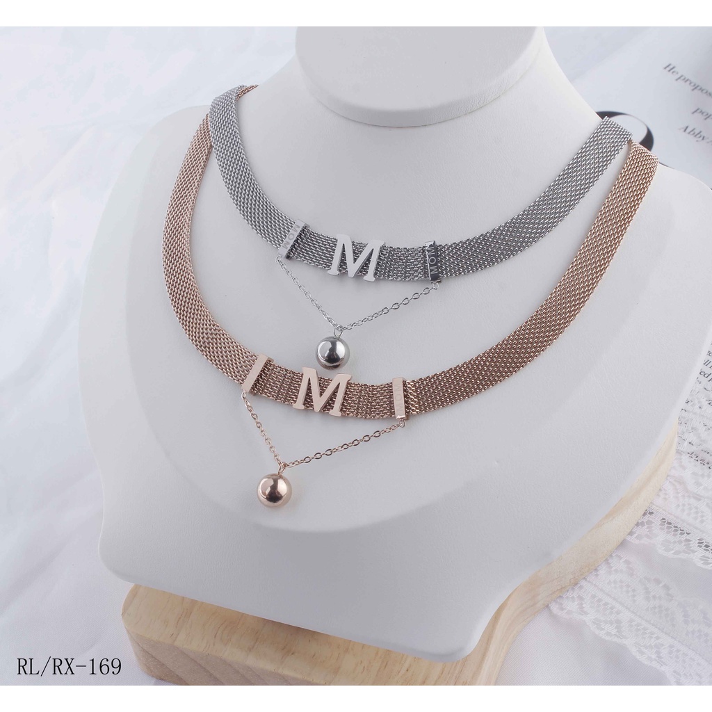 Kalung Titanium M Perhiasan Fashion 169