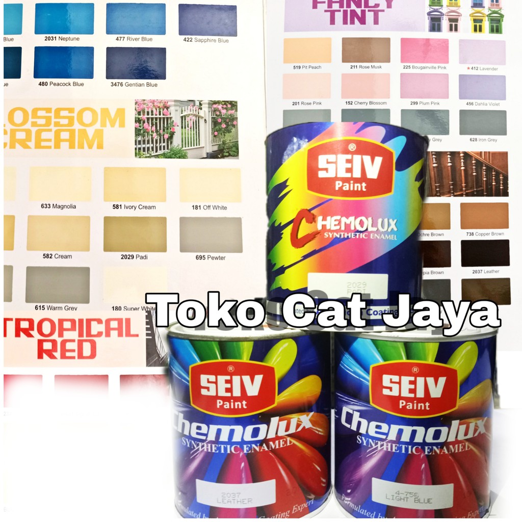 SEIV CHEMOLUX Cat Kayu Besi 1 kg