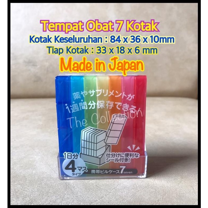 

Box Penyimpanan Obat - Tp114Jp Japan Carrying Pill Case 7 Days Kotak Obat Tujuh Hari Medicine