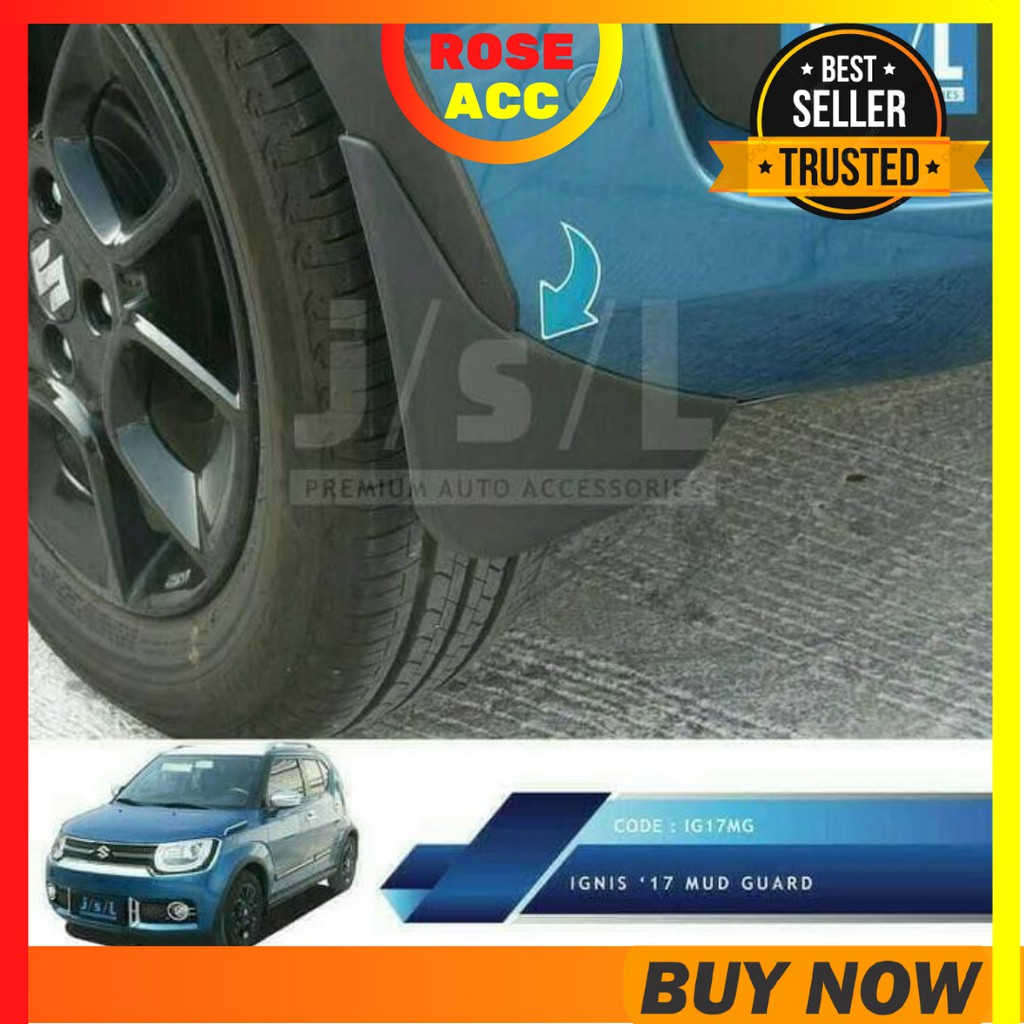 MudGuard / Mud Guard / Karpet Lumpur / Alas Lumpur Mobil Suzuki Ignis