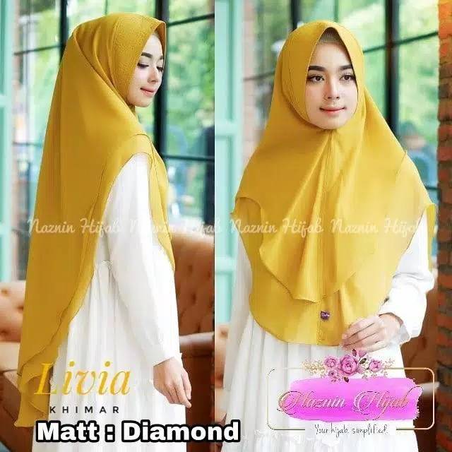 HIJAB LIVIA PET ANTEM SYARI KHIMAR INSTAN